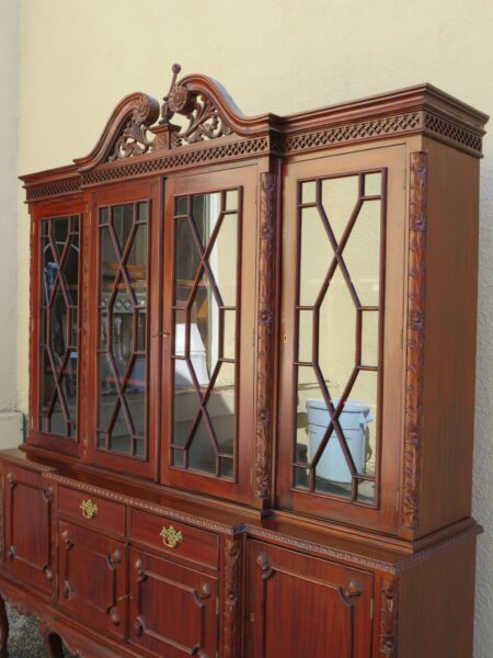 Claw Foot China Cabinet Breakfront